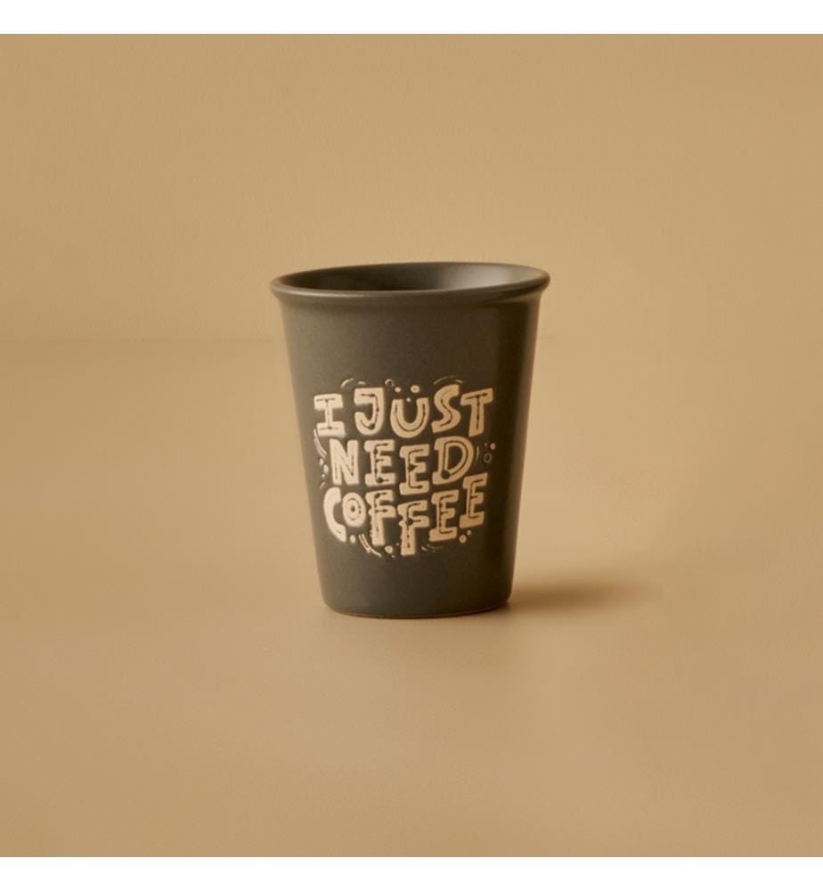 Espressotasse Just 100 ml - Anthrazit