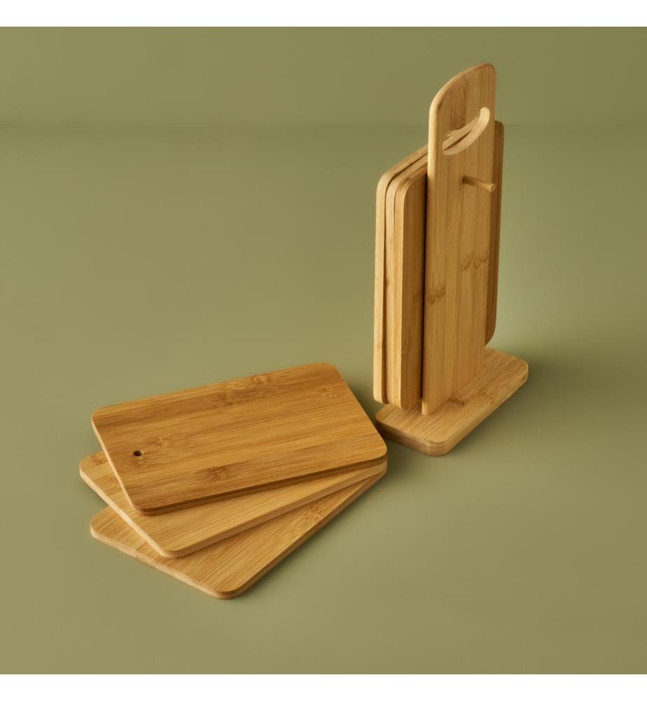 Craft 6-piece cutting board set 15x7x33 cm - Natural