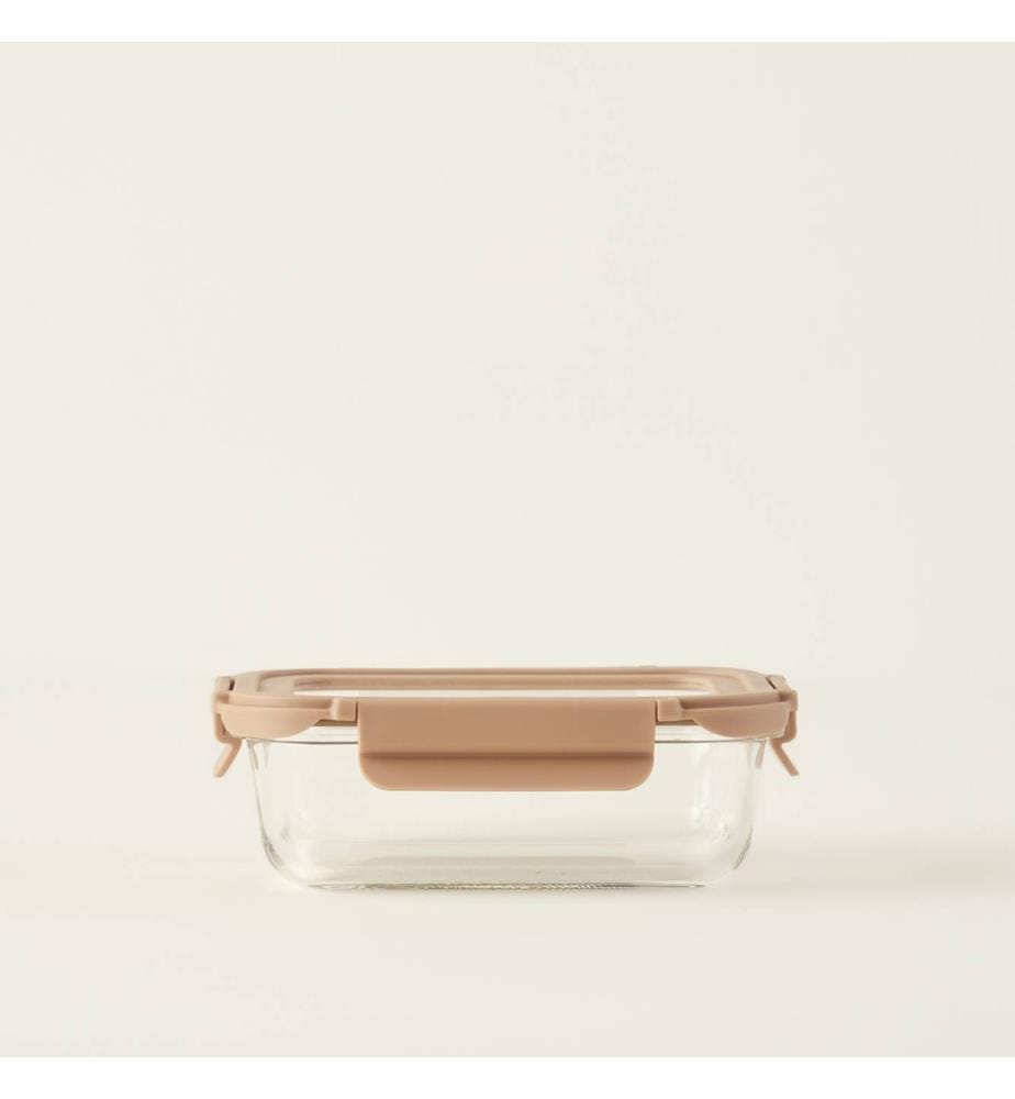 Contenitore in vetro Terra 640 cc - Beige