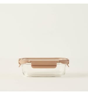 Contenitore in vetro Terra 640 cc - Beige