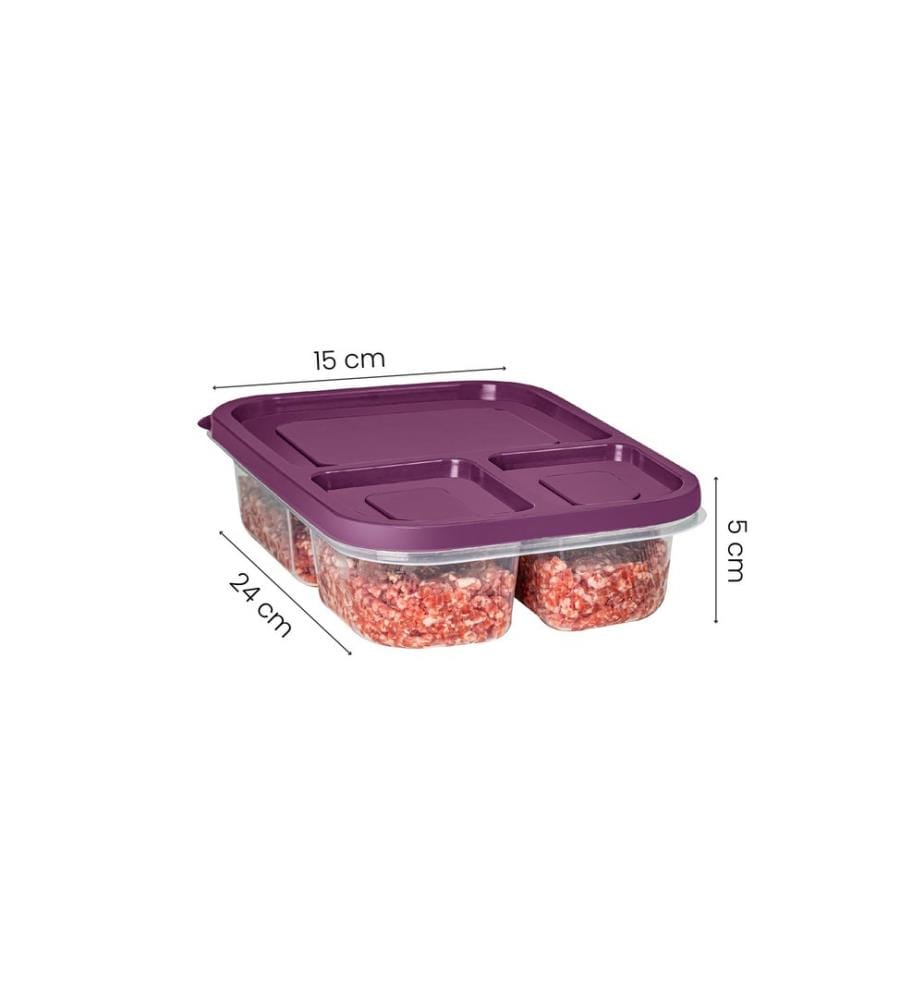 Set di contenitori (6 pezzi) - Viola