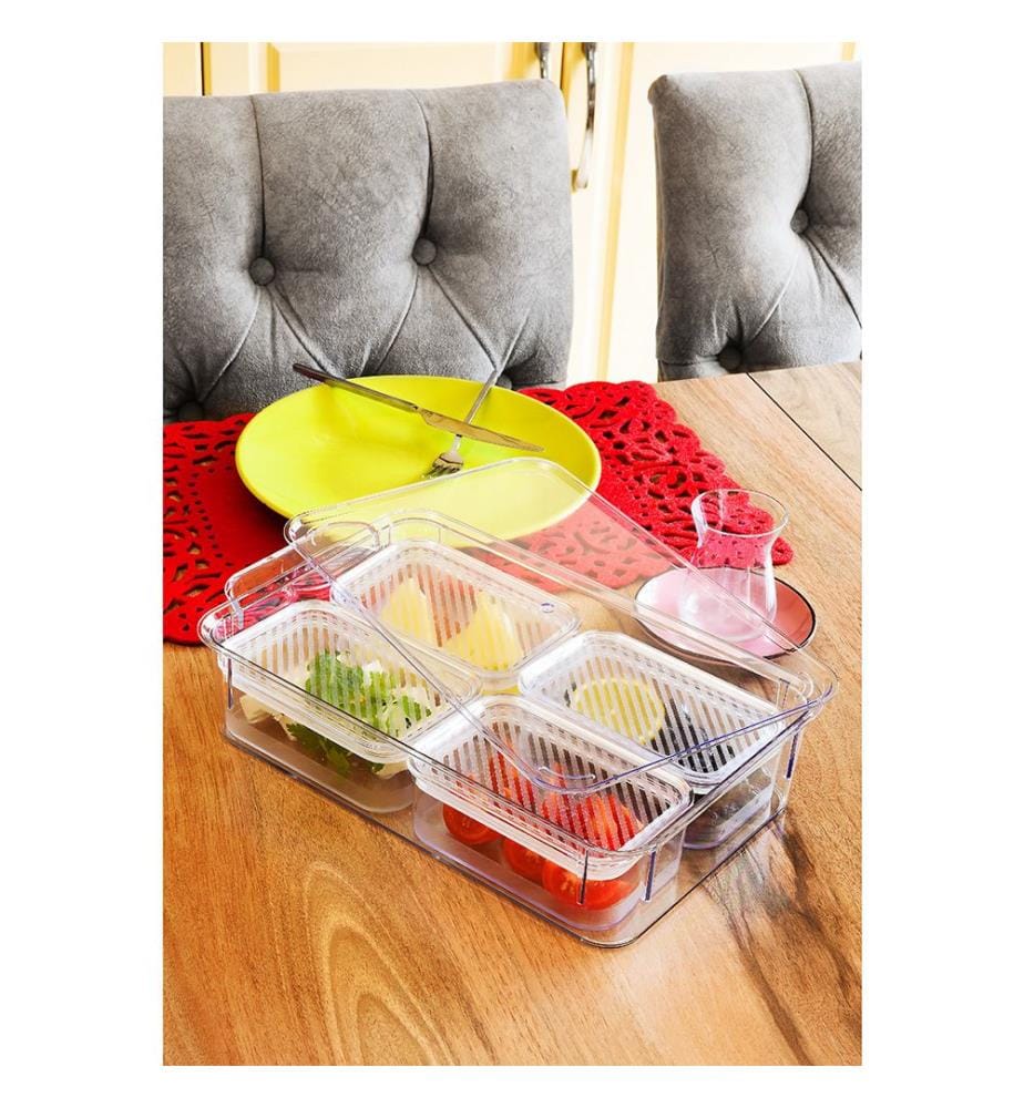 5 Piece Breakfast Set - Transparent