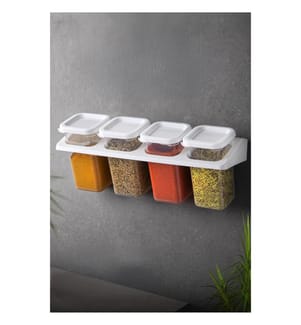 Set di contenitori (4 pezzi) - Trasparenti