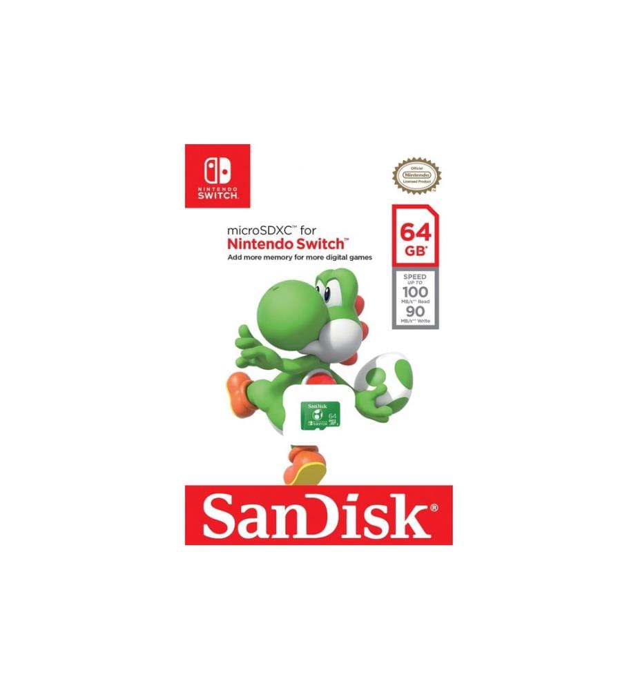SANDISK - microSDXC-Karte Nintendo Switch U3 64 GB
