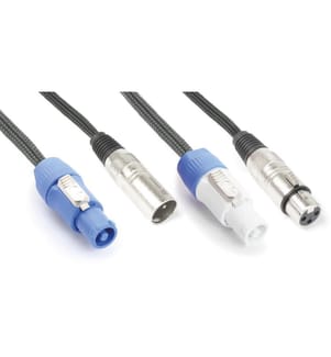 PD Connex - CX05-3 Powercon - XLR 3 Pole, male 3 m