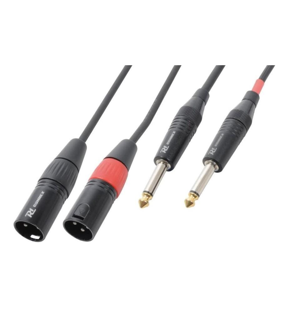 PD Connex - CX64-1 XLR 3 Pole, male - Klinke 6.3 mm, male 1.5 m