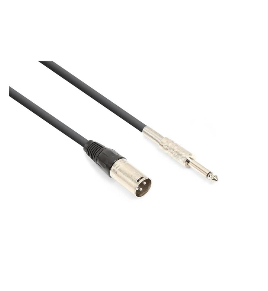 VONYX - Câble XLR XLRm-Jack 6.3 3 m, Noir