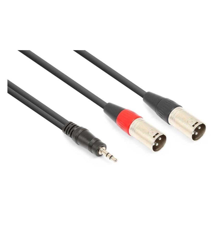 VONYX - CX322-1 XLR 3 Pole, male - 3.5 mm Klinke 1.5 m