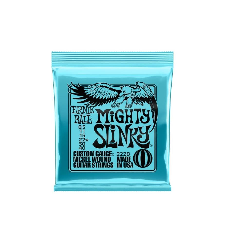 Ernie Ball - Gitarrensaiten 2228 Mighty Slinky – Mighty 8.5 - 40
