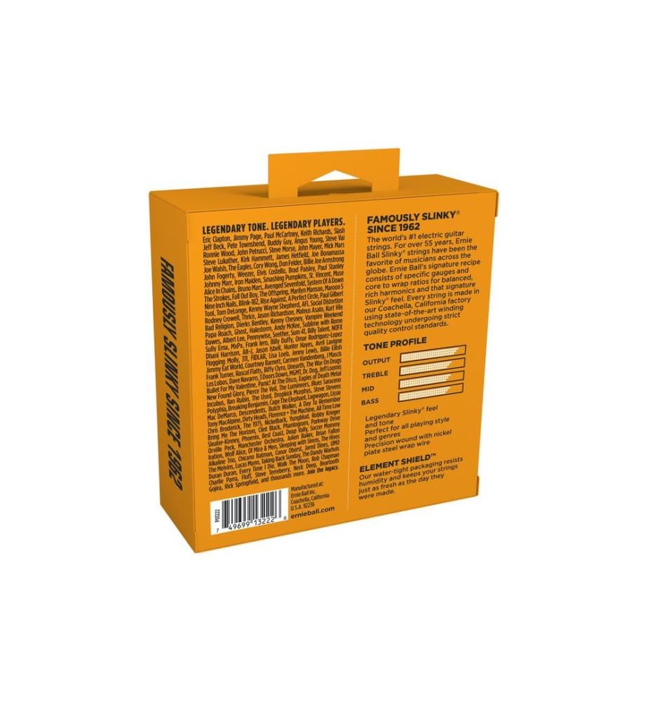 Ernie Ball - Gitarrensaiten 3222 Slinky Nickel 3er Pack – Hybrid 9 - 46