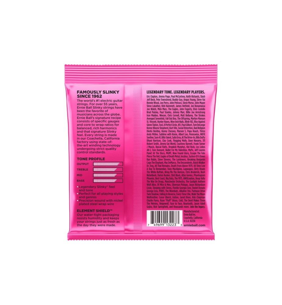 Ernie Ball - Gitarrensaiten 3223 Slinky Nickel 3er Pack – Super 9 - 42