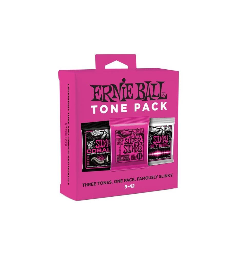 Ernie Ball - Gitarrensaiten 3333 Slinky 3er Tone Pack – Slinky 9 - 42