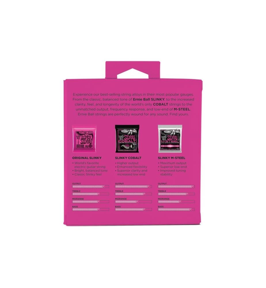 Ernie Ball - Gitarrensaiten 3333 Slinky 3er Tone Pack – Slinky 9 - 42