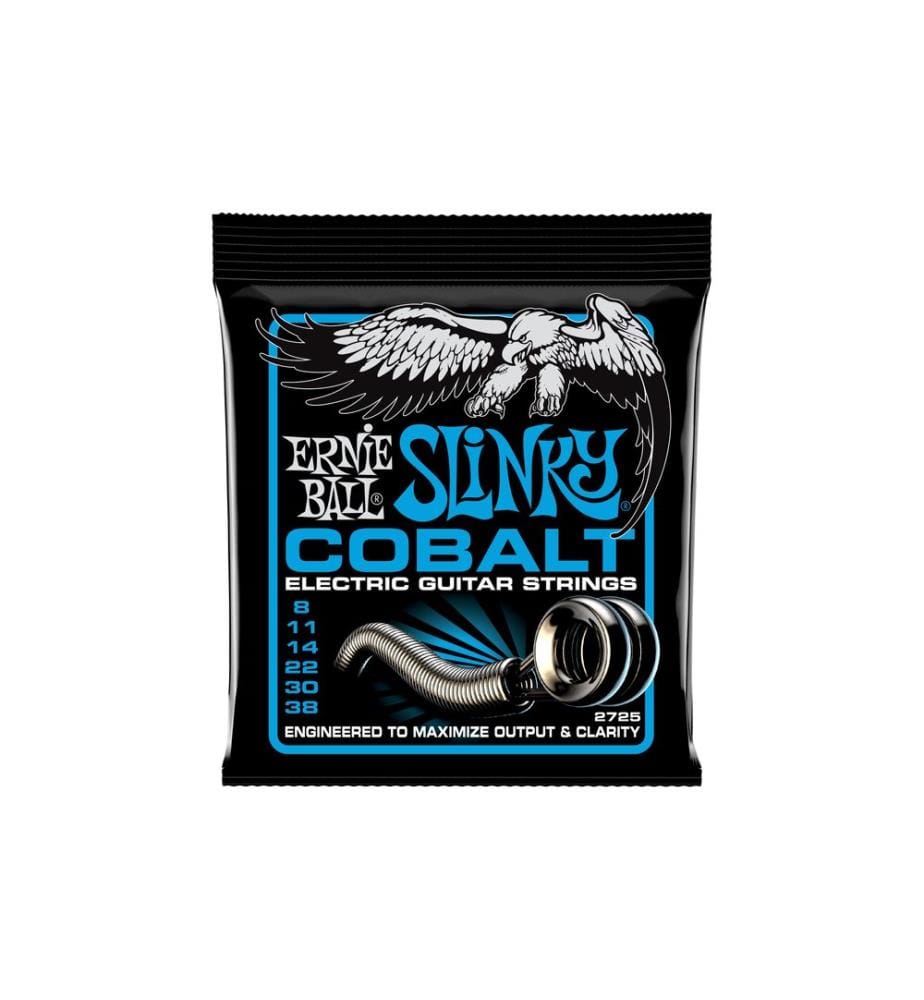 Ernie Ball - Gitarrensaiten 2725 Slinky Cobalt – Extra 08-38