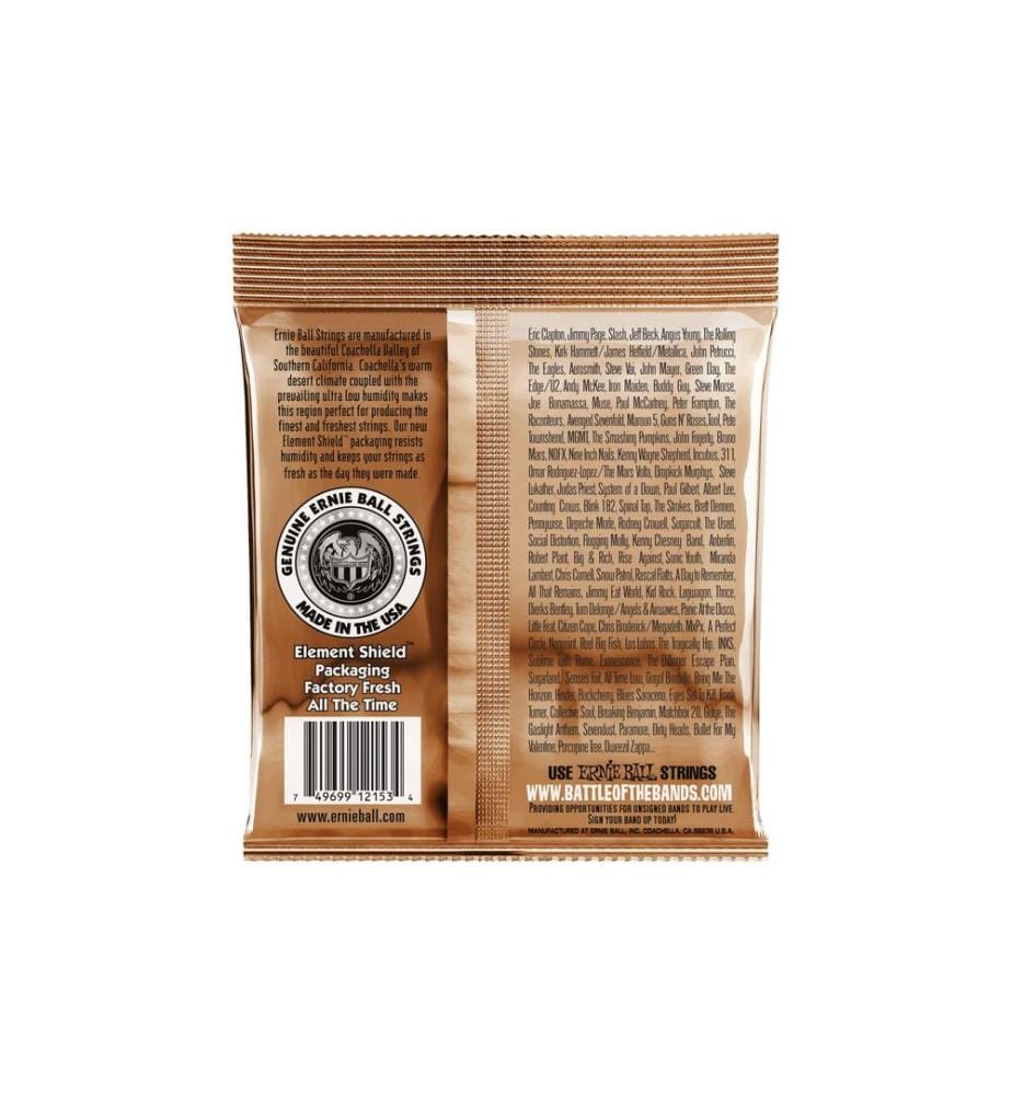 Ernie Ball - Cordes de guitare 2153 Earthwood PB – Light 9 - 46