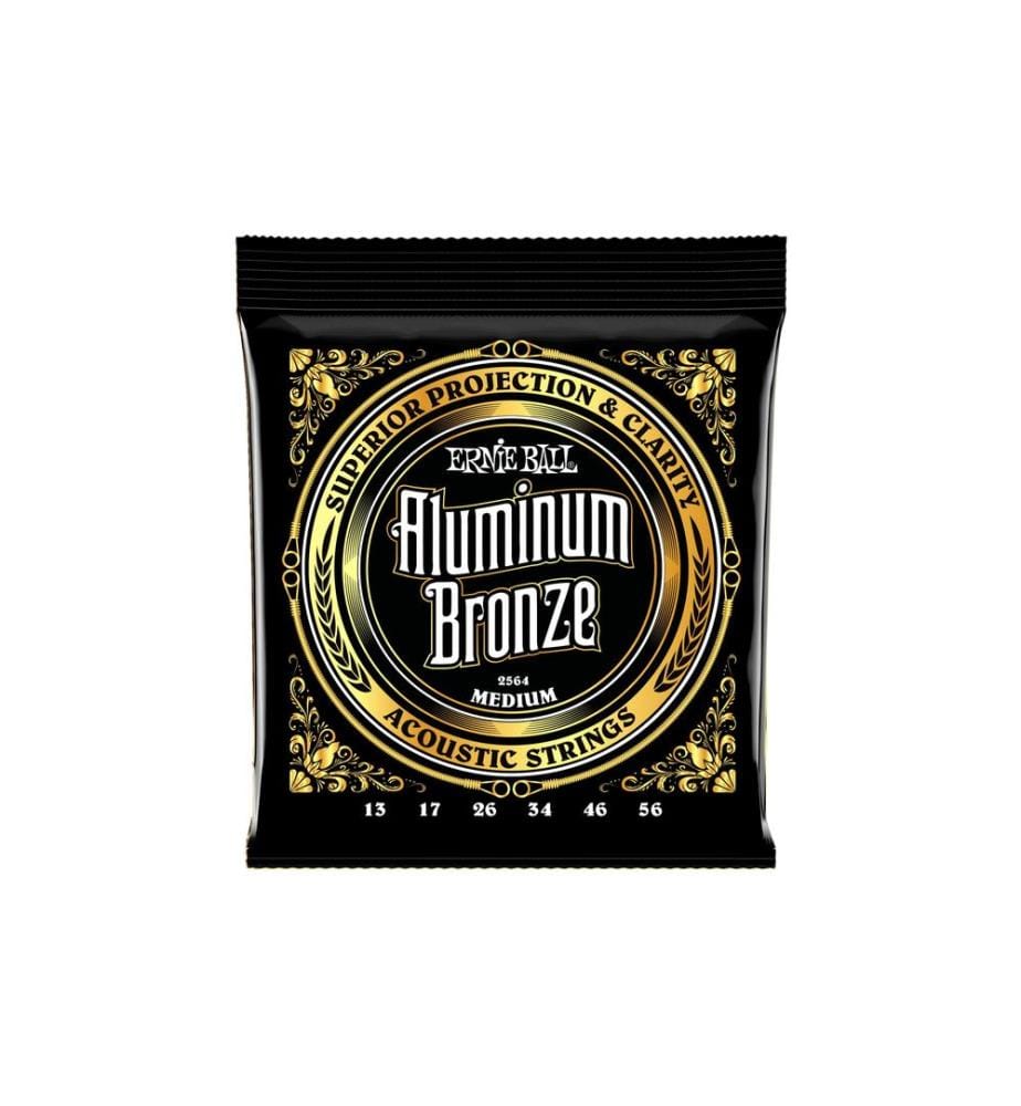 Ernie Ball - Cordes de guitare 2564 Aluminum Bronze – Medium 13-56