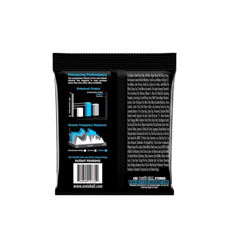 Ernie Ball - Cordes de basse 2735 Slinky Cobalt – Extra 40-95