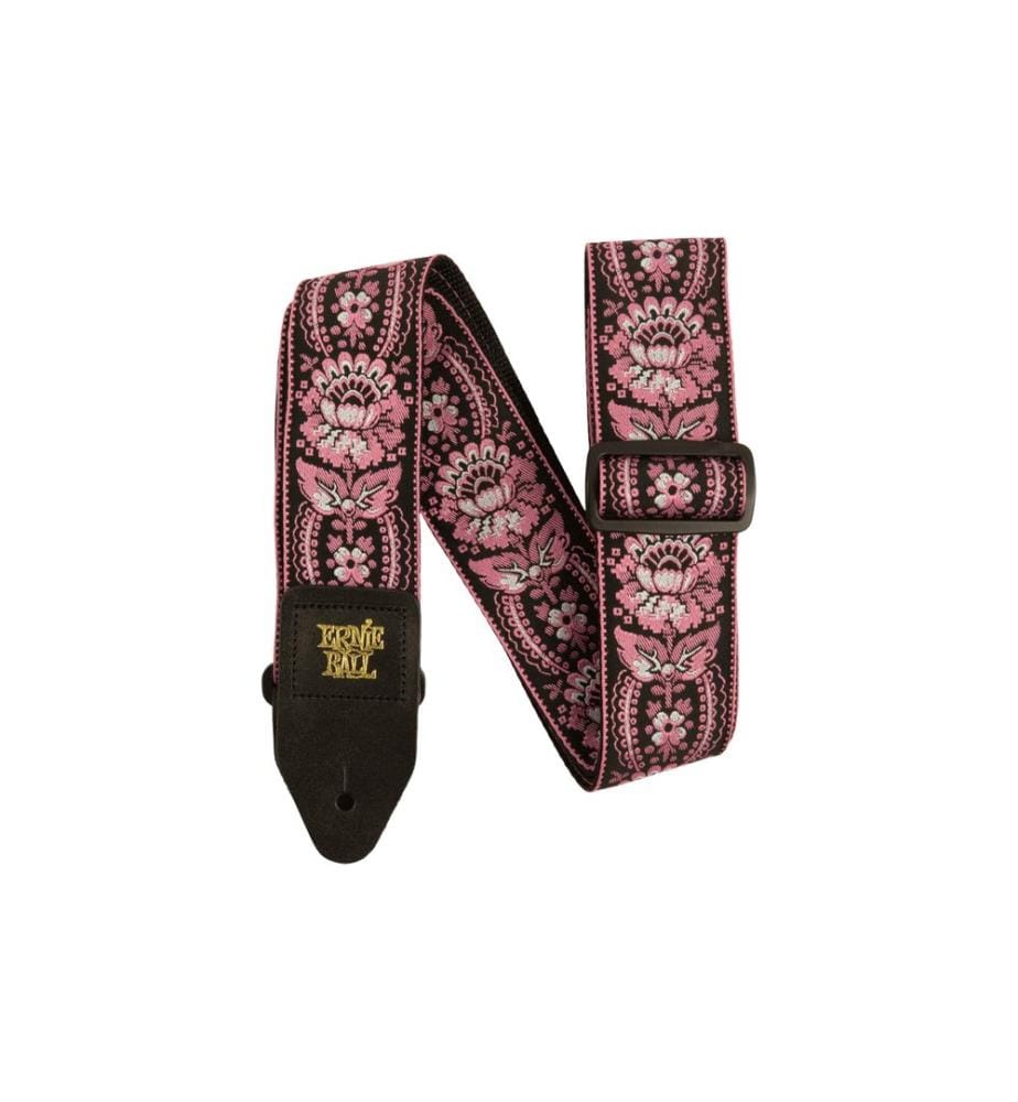 Ernie Ball - Gitarrengurt 5347 Jacquard – Pink Orleans