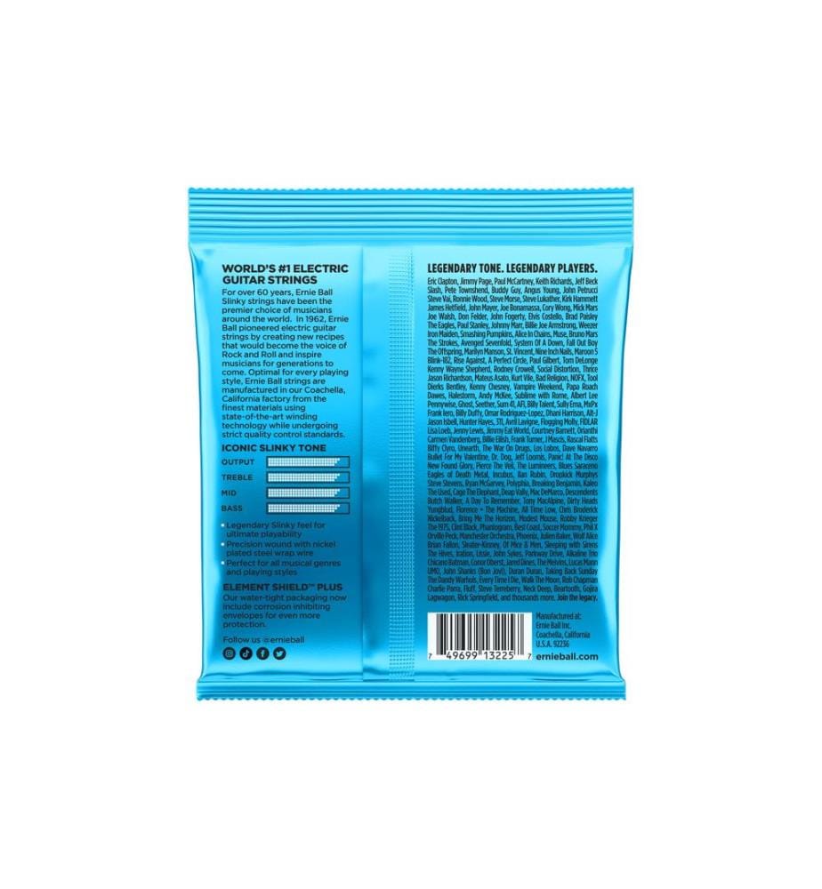 Ernie Ball - Cordes de guitare 3225 Extra Slinky – 8-38, paquet de 3