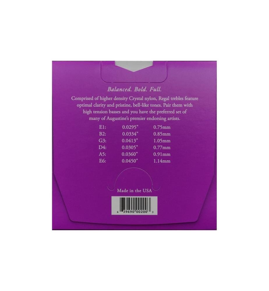 Augustine - Cordes de guitare Regal Blue – Hard