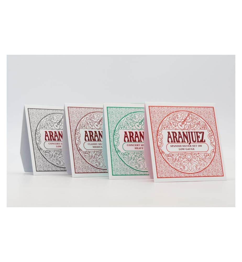 Aranjuez - Cordes de guitare Spanish Silver 200 – Low Gauge