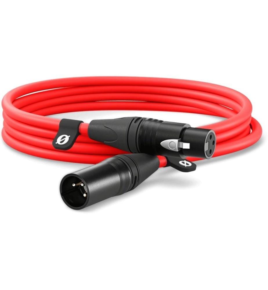 RODE - XLR-Kabel XLRm-XLRf 3 m, Rot