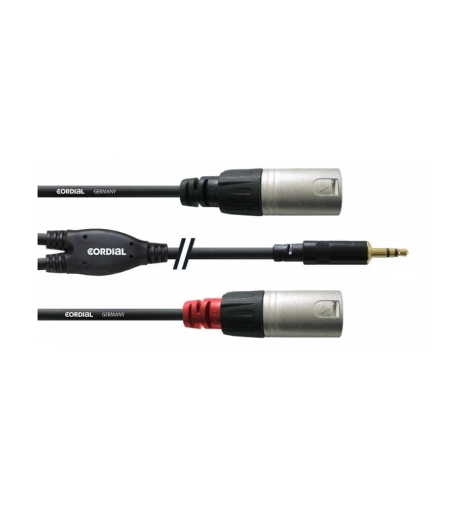Cordial - Câble audio CFY 1.8 WMM jack 3.5 mm - XLR 1.8 m