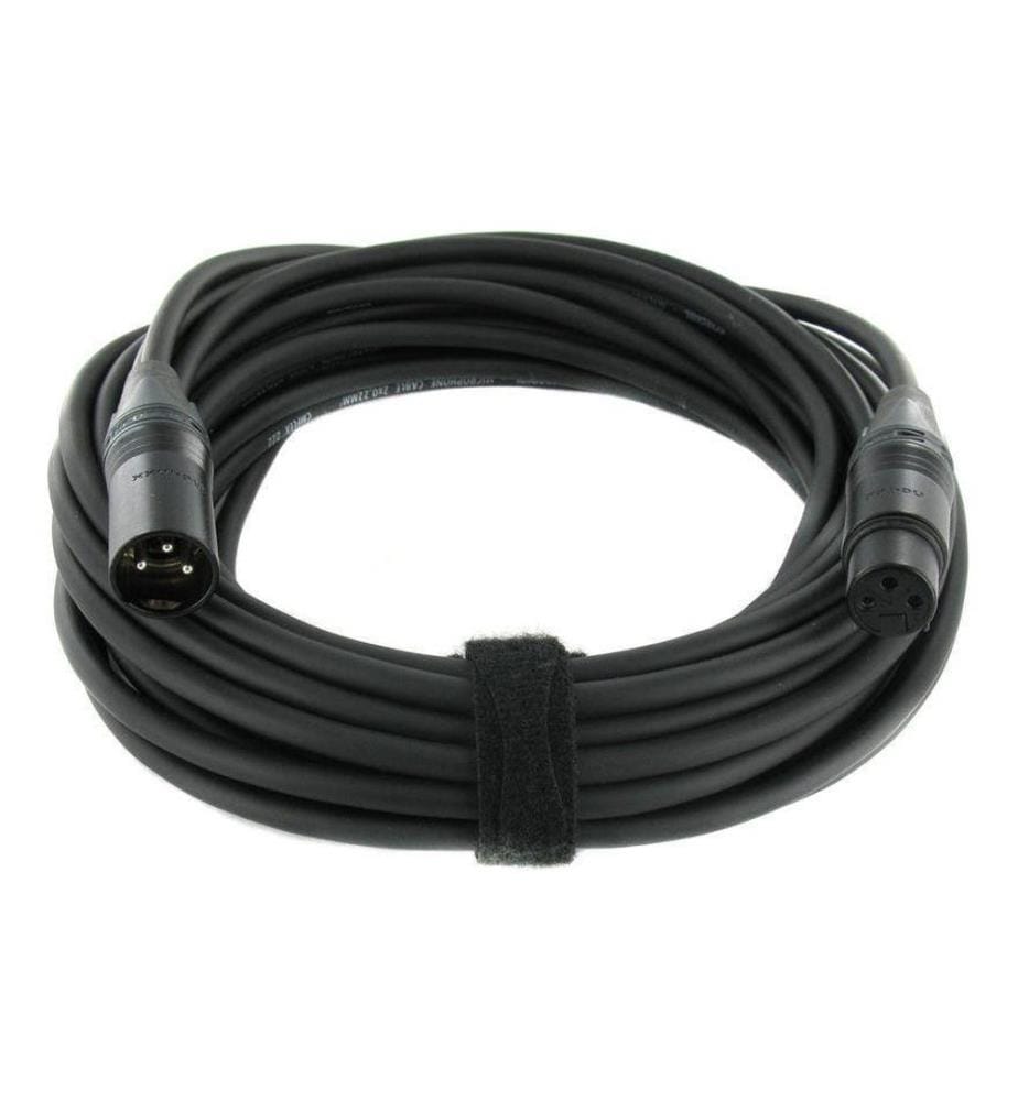 Cordial - XLR-Kabel XLRm-XLRf 15 m, Schwarz