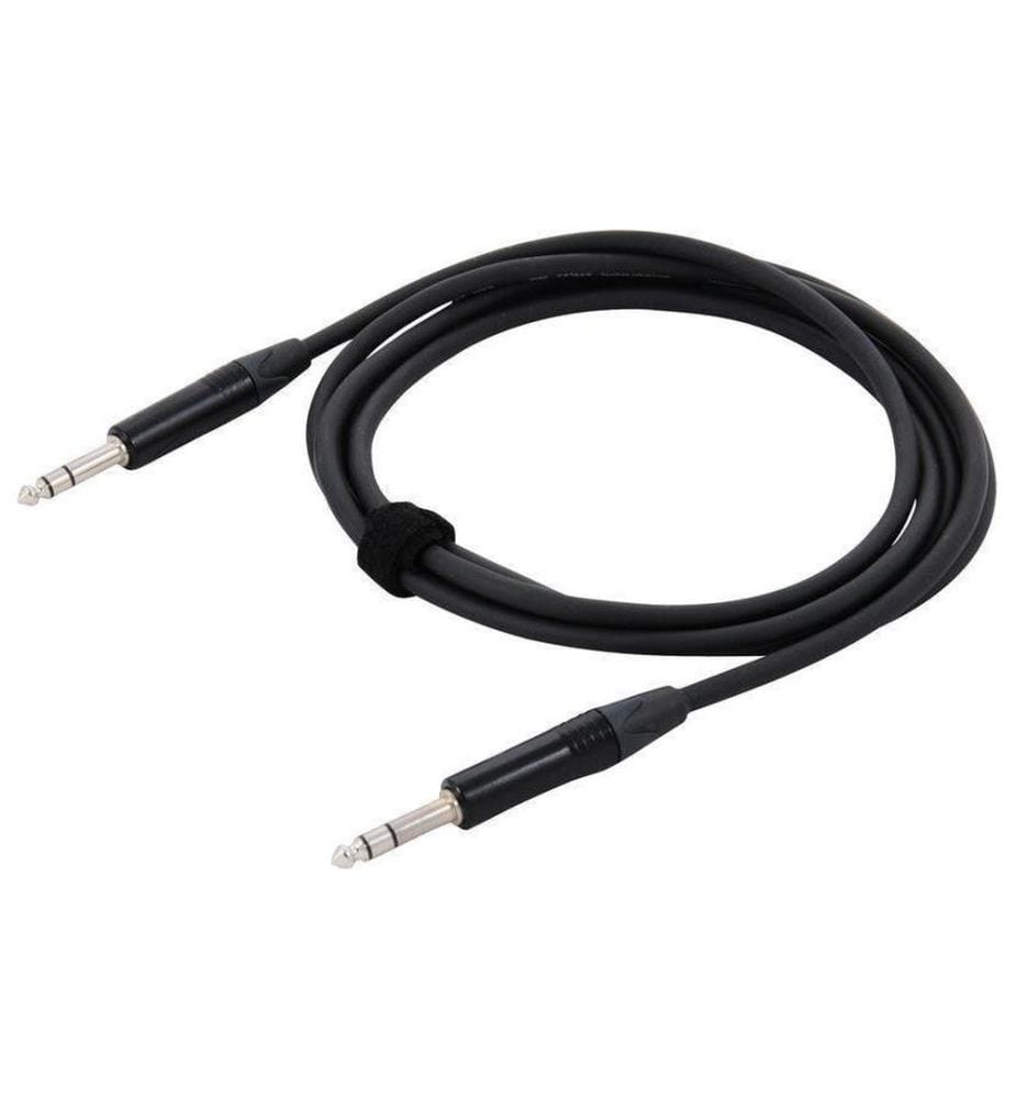 Cordial - Klinkenkabel Klinke-Klinke 6.3 5 m, Schwarz