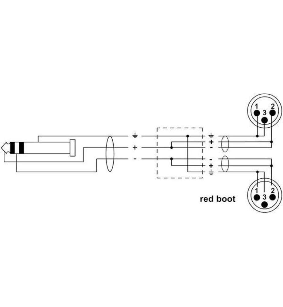Cordial - Audio-Kabel CFY 3.0 WMM-LONG 3,5 mm Klinke - XLR 3.0 m