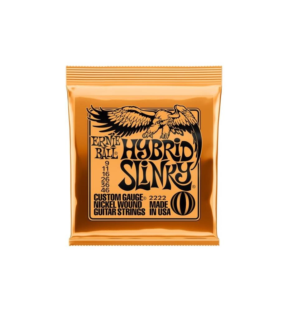 Ernie Ball - Cordes de guitare 2222 Slinky Nickel – Hybrid 09-46