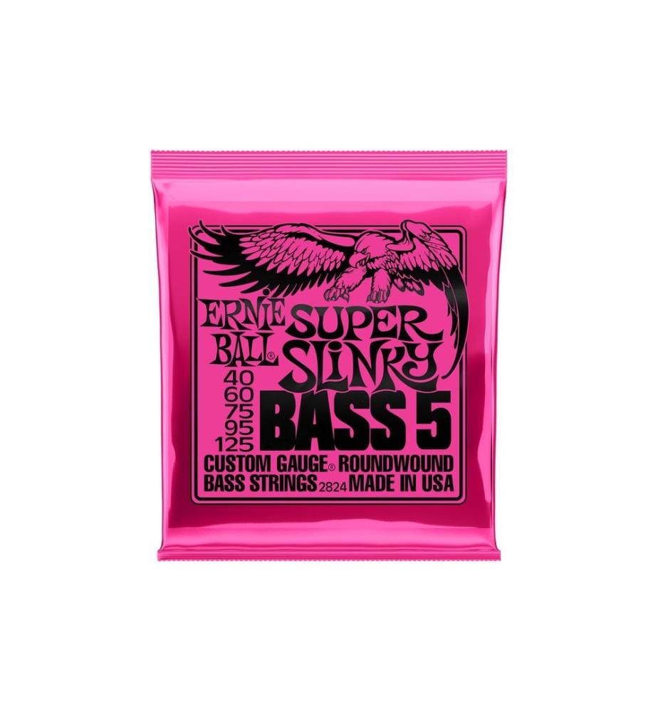 Ernie Ball - Cordes de basse 2824 Slinky Bass 5 – Super, 40-125