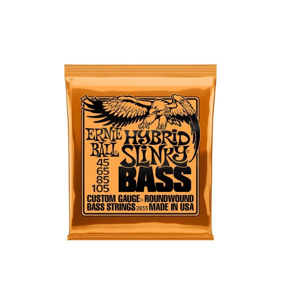 Ernie Ball - Cordes de basse 2833 Slinky Bass – Hybrid, 45-105