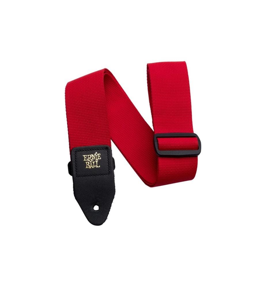 Ernie Ball - Gitarrengurt Polypro Red
