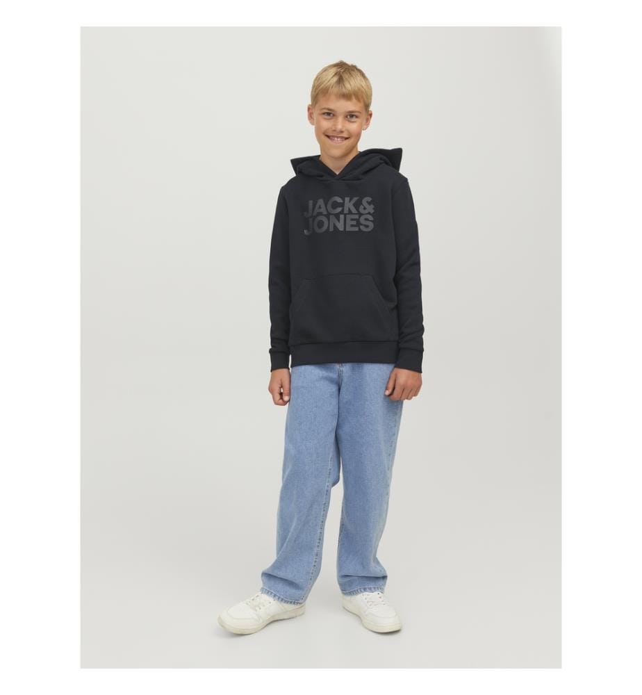 Sweatshirt Corp Regular Fit - Black Jr Llarge Print W Black