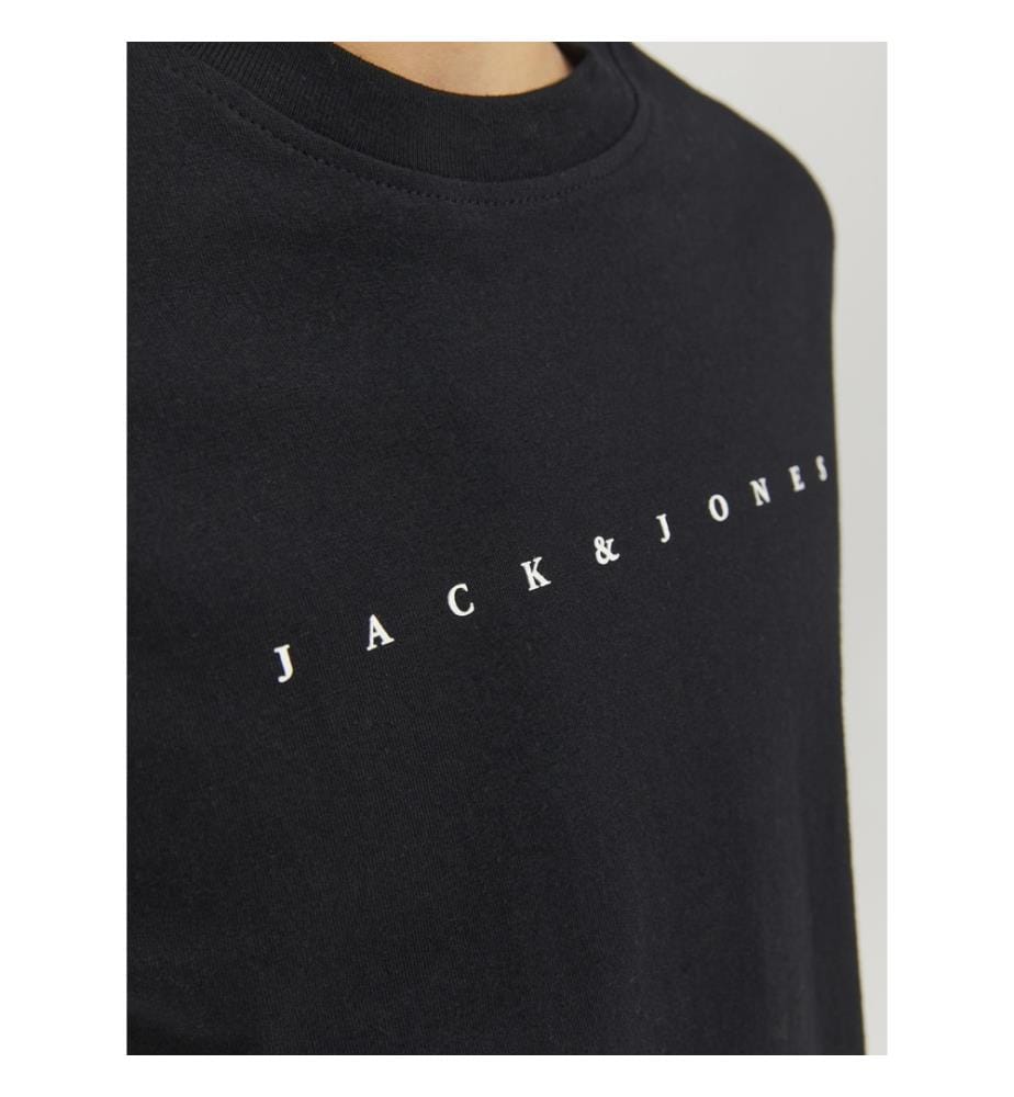 T-Shirt Star Relaxed Fit - Black Loose