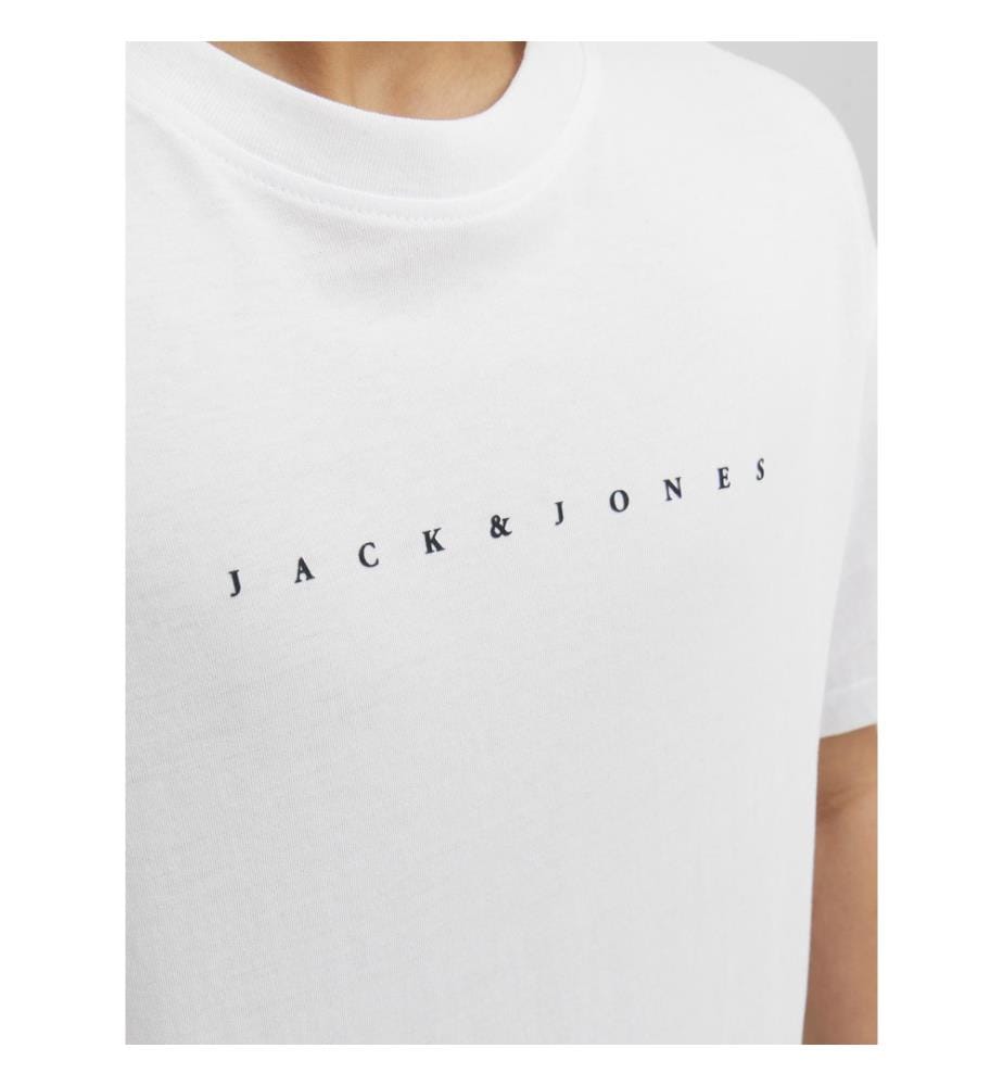 T-Shirt Star Relaxed Fit - White Loose