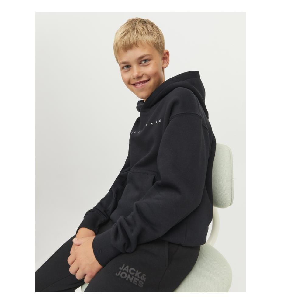Kapuzen-Sweatshirt - Schwarz