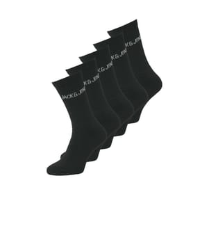 5er-Set Sportsocken - Schwarz