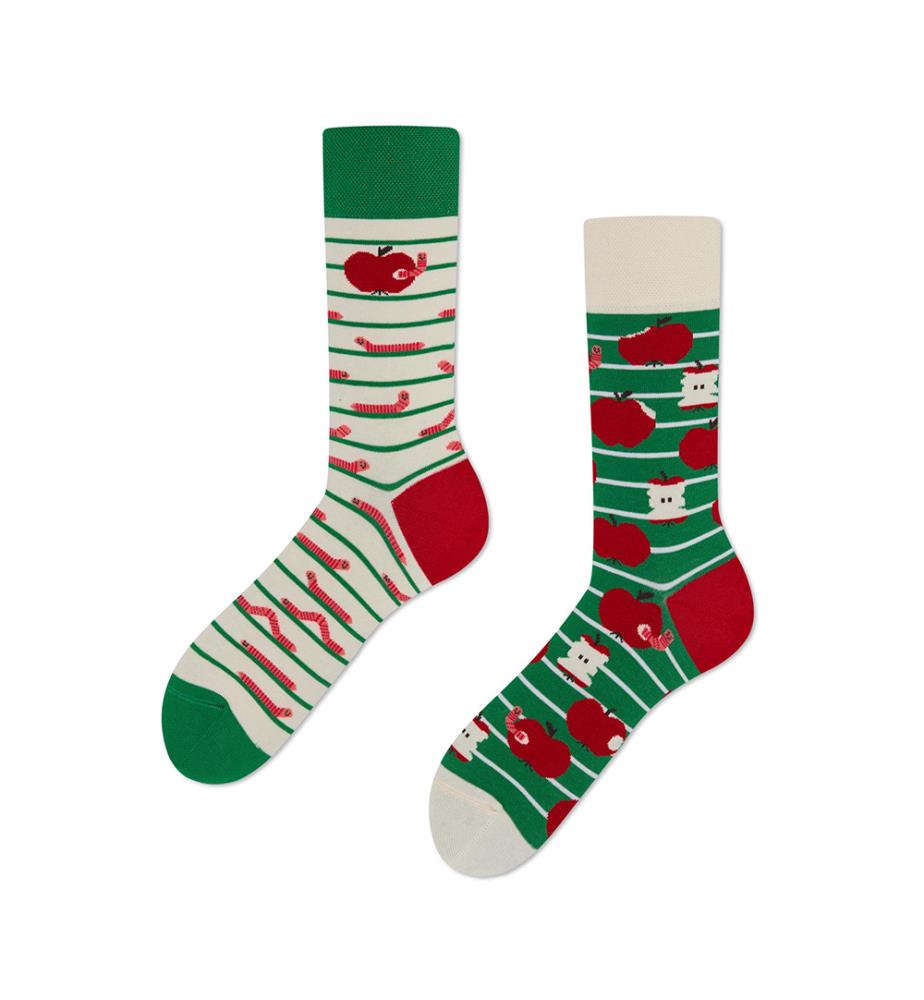 Apple Wiggles Socks - Red and Green