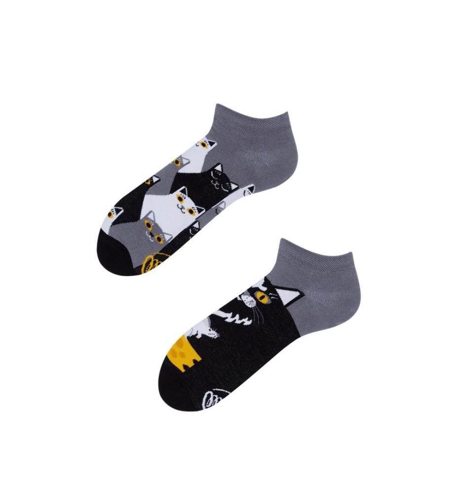 Ankle Socks Black Cat Low