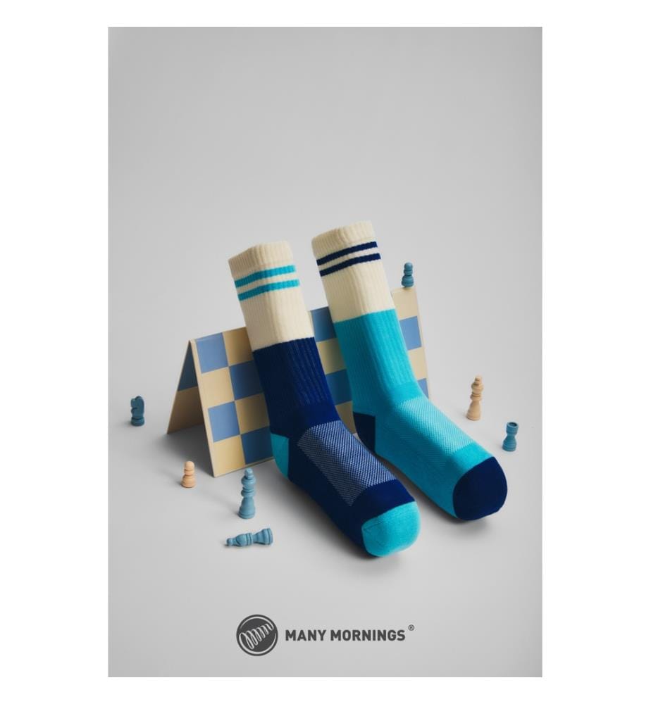 BLUE BLUES sports socks