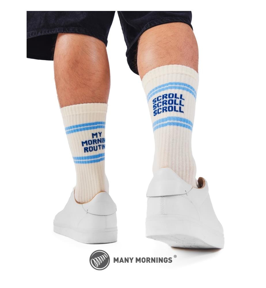 Scroll Routine sports socks