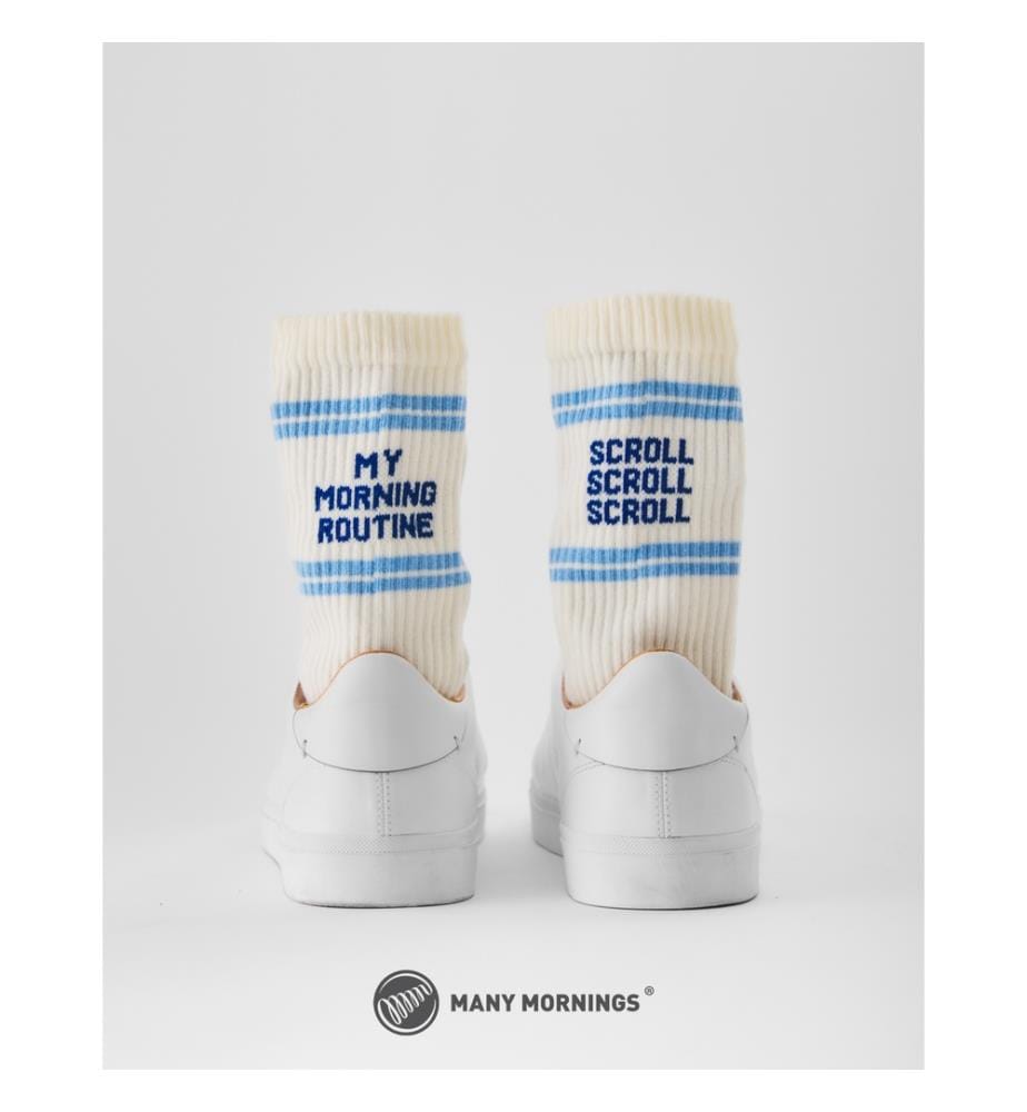 Scroll Routine sports socks