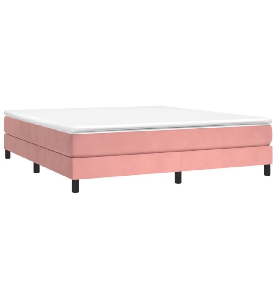 Boxspringbett Rosa 180x200 cm Samt