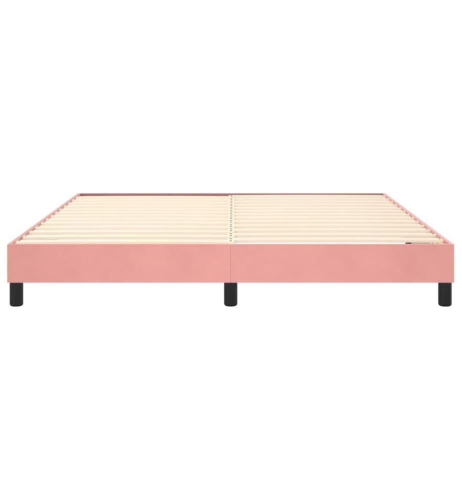 Boxspringbett Rosa 180x200 cm Samt