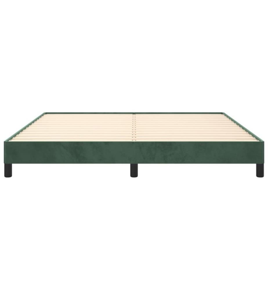 Bettgestell Dunkelgrün 160x200 cm Samt