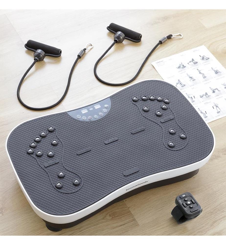 Vybeform Vibrations-Trainingsplattform mit Zubehör und Übungsanleitung