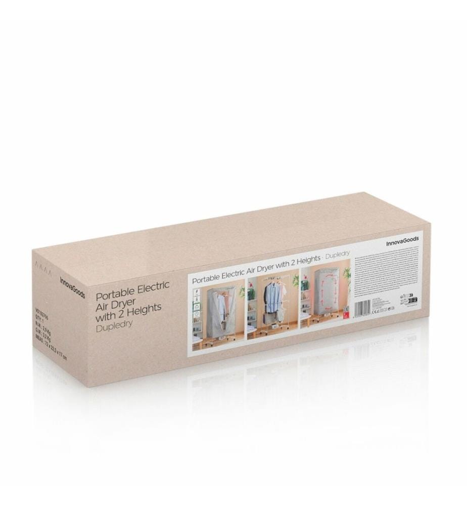 Dupledry 1200 W Tragbarer elektrischer Trockner mit zwei Höhen