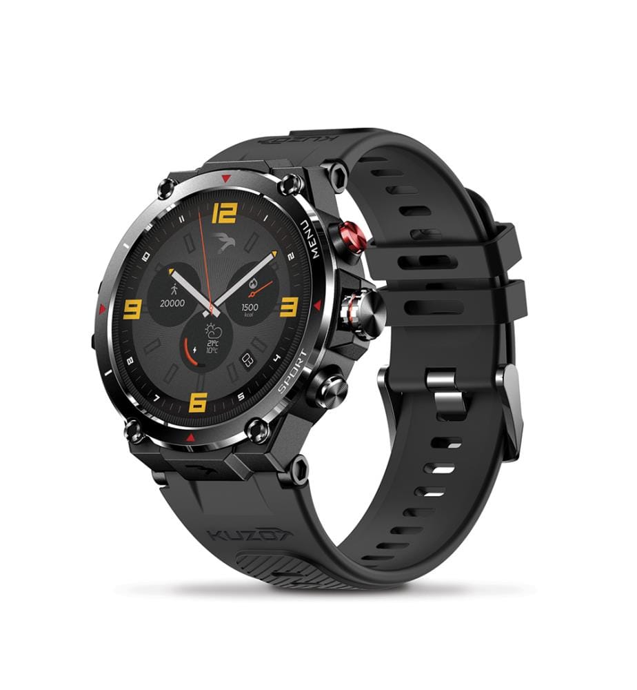 Kuzo II FS-2 Sport-Smartwatch mit GPS - Schwarz